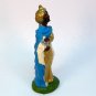 Vtg Nativity composition Balthazar Wise man king standing 4-1/4 inches tall Italy
