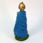 Vtg Nativity composition Balthazar Wise man king standing 4-1/4 inches tall Italy