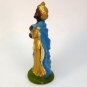 Vtg Nativity composition Balthazar Wise man king standing 4-1/4 inches tall Italy