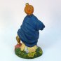Vtg Nativity Balthazar Wise man king kneeling paper mache 4-1/4 inches