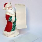 Hallmark Christmas ornament Santa's List 2009 can be personalized