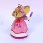 Hallmark Springtime Bonnets Easter ornament 1994 2 in series white bunny rabbit in a spring hat box