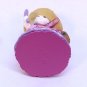 Hallmark Springtime Bonnets Easter ornament 1994 2 in series white bunny rabbit in a spring hat box