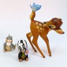 3 Hallmark Bambi Frolicking Friends Thumper Flower Spring ornament 2000
