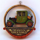 Vintage Hallmark 1977 antique car Nostalgia Dated Christmas ornament no box Sickman