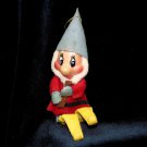 vintage gnome knee hugger Christmas ornament