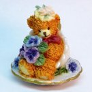 vtg miniature teddy bear in a teacup figurine Little Thoughts Love Makes the World Go Round AGC vtg miniature teddy bear in a teacup figurine Little Thoughts Love Makes the World Go Round AGC