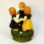 Hinged trinket box Ring Around the Rosie 3 little girls children