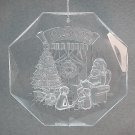 Lifesavers Christmas ornament 1992 clear acrylic elf Santa Planters