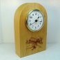 Covered bridge mantel clock Maple Landmark Vermont laser etched