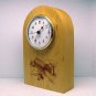 Covered bridge mantel clock Maple Landmark Vermont laser etched