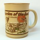 Vtg Garden of the Gods mug Colorado Red Rocks made in Japan Monterey