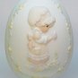 Precious Moments Easter Egg w base We Are God's Workmanship 1992 525960