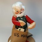 vintage Annalee 7 inch Santa with Mail Bag and Letters 5234 1992 vintage Annalee 7 inch Santa with Mail Bag and Letters 5234 1992