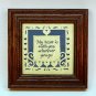 Folk Art Scherenschnitte Designs with Scissors My heart is with you wherever you go signed RW 1996