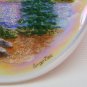 Lighthouse ornament by Ginger Don printed on glass iridescent
