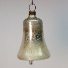 antique small bell Christmas ornament blown glass