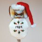 Vintage mouse in a walnut shell Christmas ornament 1989