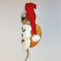 Vintage mouse in a walnut shell Christmas ornament 1989