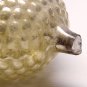 antique bumpy blown glass Christmas ornament Germany off white iridescent