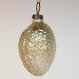 antique heart bumpy berries grapes blown glass Christmas ornament small