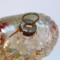 antique heart bumpy berries grapes blown glass Christmas ornament small