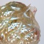 antique heart bumpy berries grapes blown glass Christmas ornament small