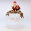 Hallmark Santa's Magic Touch glass Christmas ornament 2009 box QHC4032
