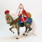 Breyer 700799 Father Christmas horse ornament 1999 dapple gray Andalusian Stablemate size no box Breyer 700799 Father Christmas horse ornament 1999 dapple gray Andalusian Stablemate size no box