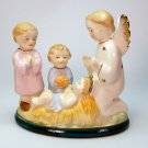vintage Christmas Nativity figurine made in Japan porcelain Infant Jesus angel children