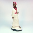Vintage JH Miller chalkware Nativity wise man white robe figure figurine standing 1941 5 inch Vintage JH Miller chalkware Nativity wise man white robe figure figurine standing 1941 5 inch