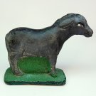 Vintage chalkware Nativity donkey figure figurine standing