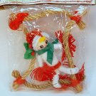 vintage pixie Liberty Bell Christmas ornament in package