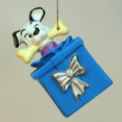 McDonalds Happy Meal Dalmatian Christmas ornament toy blue present 34 Disney dog