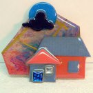 House Pin by Lucinda blue moon vintage multi color