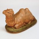 Vintage kneeling Nativity camel figure figurine chalkware