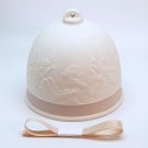 Lladro 7613 Spring Bell Seasons Collection 1991 white pink girl flowers