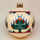 vtg Hallmark ornament Grandmother 1986 QX2743 Christmas sleeved satin ball