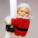 vintage clip on Santa Christmas ornament movable head