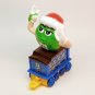 M&M Series 1 Car 1 Dining train figurine Mars Inc Christmas green holly
