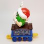 M&M Series 1 Car 1 Dining train figurine Mars Inc Christmas green holly