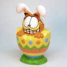 Vintage Garfield Easter figurine PAWS resin egg bunny