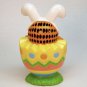 Vintage Garfield Easter figurine PAWS resin egg bunny