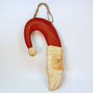 primitive Santa Christmas ornament