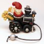 David Frykman Santa on Train pull toy Coyne's 1999 DF1140 figurine