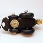 David Frykman Santa on Train pull toy Coyne's 1999 DF1140 figurine
