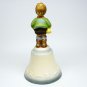 vtg Schmid bell Hark the Herald statuette boy with trumpet 1984 First Annual ceramic
