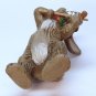 vtg Hallmark Friendly Fiddler ornament 1981 QX4342 rabbit Christmas