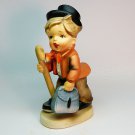 vintage Little Wanderer figurine 3373D porcelain bisque crossed arrows