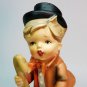 vintage Little Wanderer figurine 3373D porcelain bisque crossed arrows